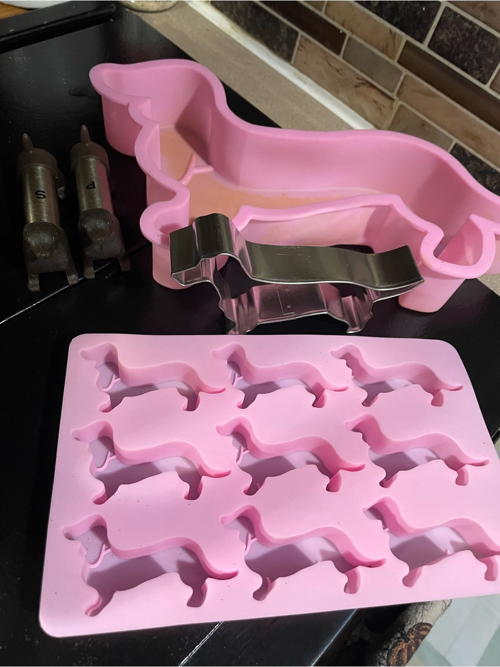 Dachshund Baking & Kitchen Lot – 5 Pieces